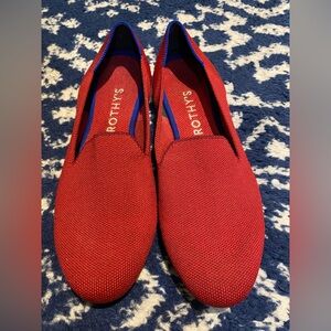 Rothy’s red loafers size 10